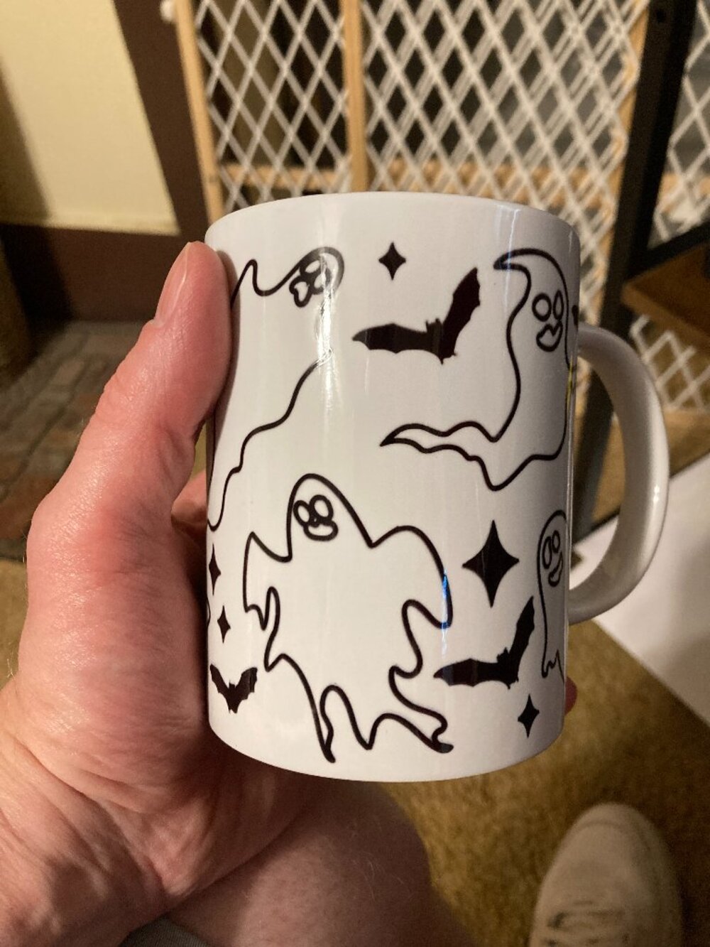 Handcrafted Ghost 15 oz COffee/Tea Mug